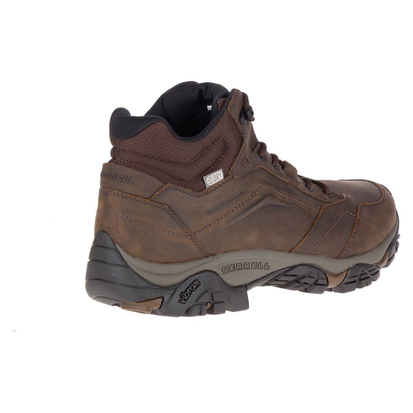 Bottes Merrell Moab Adventure Mid Waterproof Marron Foncé Homme | S.V.WVAI